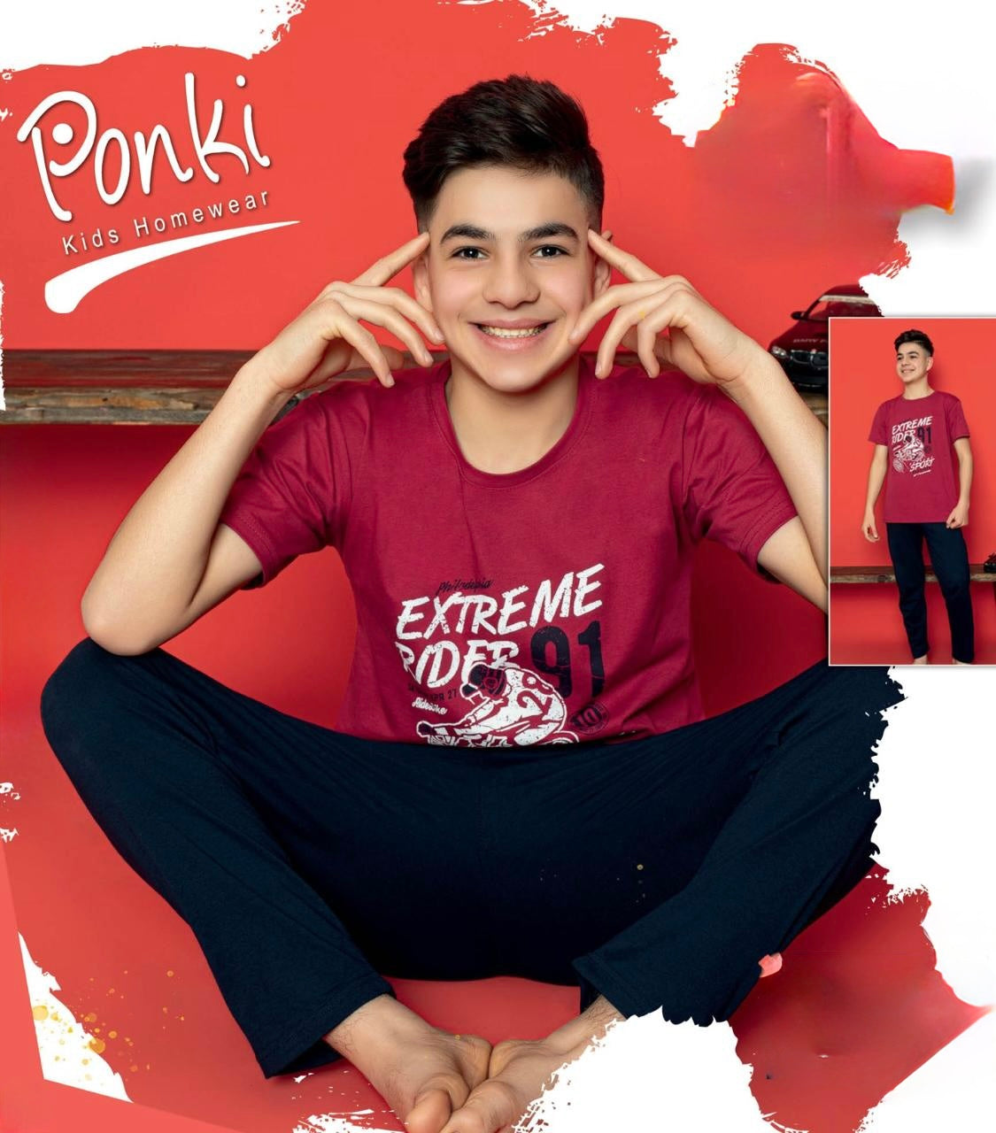 Ponki "Extreme Rider" Pajamas