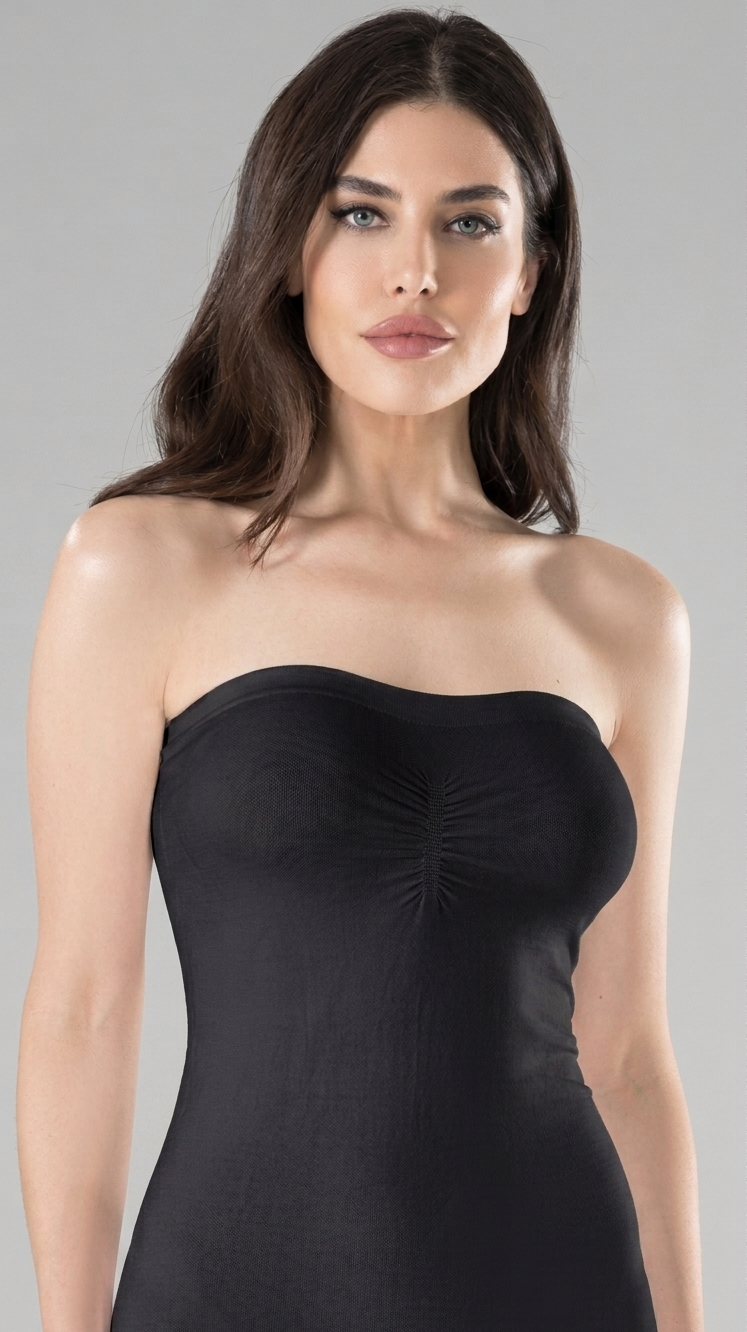 Shirring strapless